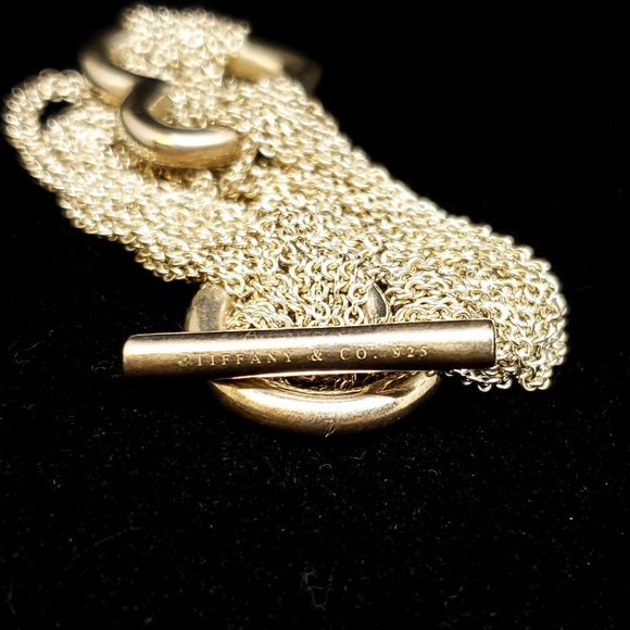 Tiffany & Co. Open Heart Mesh Toggle Bracelet - Picture 3 of 3